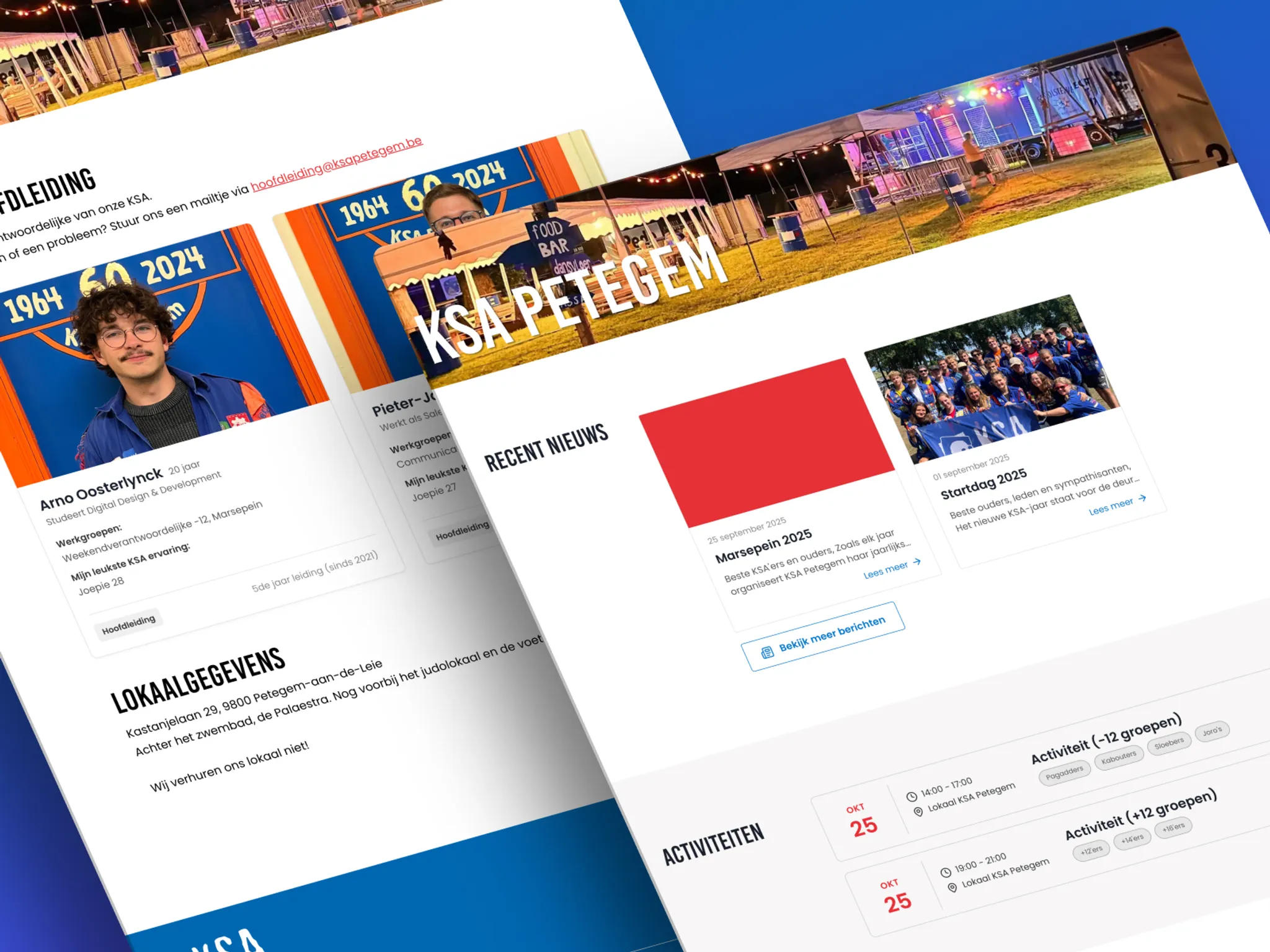 KSA Petegem Website KSA Petegem Website